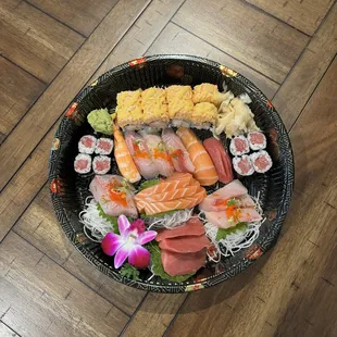 sushi and sashimi, sushi, sashimi, food