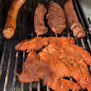 Ranchera Flap meat Flap meat thicker and tenderized are the thicker pieces. Our favorite  Habanero pineapple chorizo. Just the right kick.