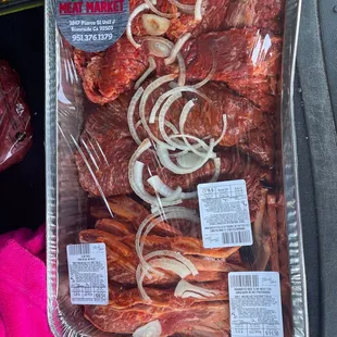 Tasajo, ranchera, ribs