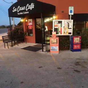 Inviting front entrance