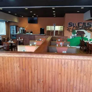 sushi and sashimi, interior