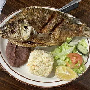 Fried fish aka Mojarra Frita