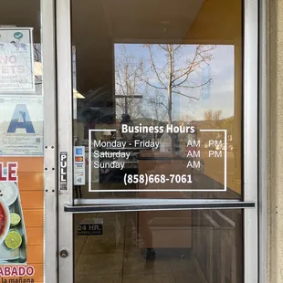 No posted hours - maybe try calling before you come?