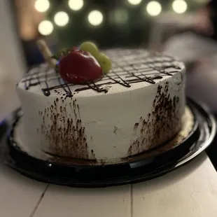 Mocha tres leches cake