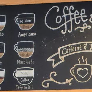 Lots of speciality drink options.