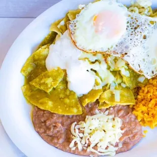 Chilaquiles con Huevos