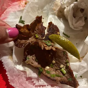 this is the old meat from my tacos Taco De Bistec (Estilo Thaly's)