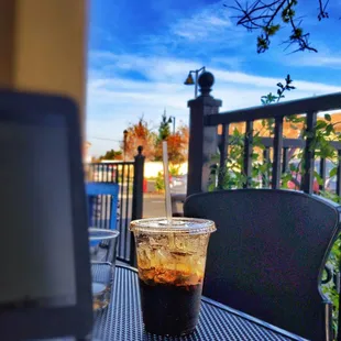 Nice view in front of the place.