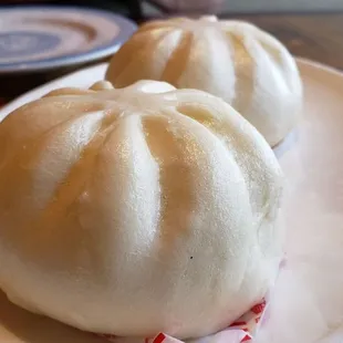 Steamed vegetable bun ($5.75). Tasty and nicely done.