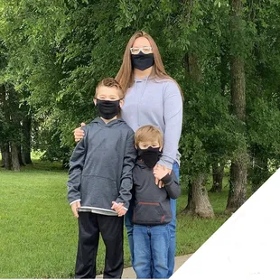 Face masks available.