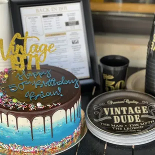 Strawberry chiffon birthday cake