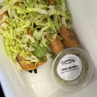 Crispy Chicken and Cheese Taquitos