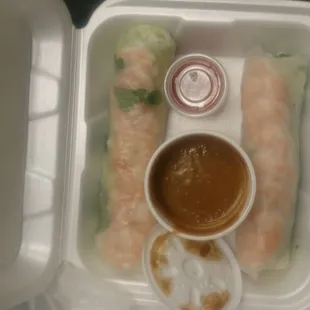 Awesome shrimp spring roll