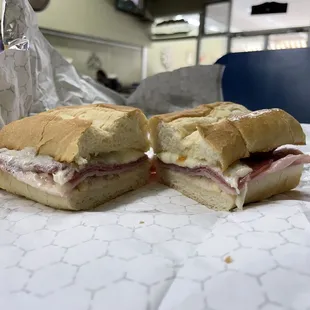 #9 ham salami and cheese