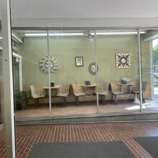 a view of a waiting area