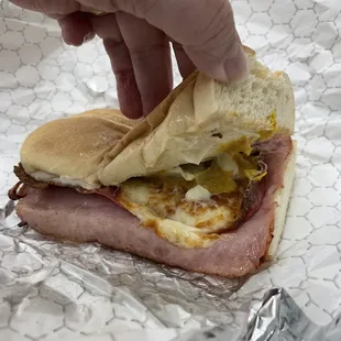 Inside of #9 toasted