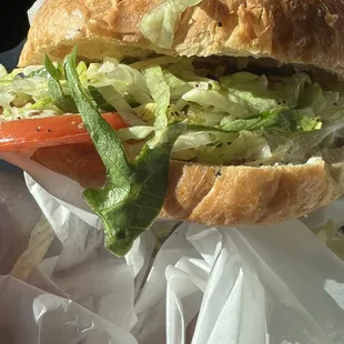 Chicken Salad on croissant