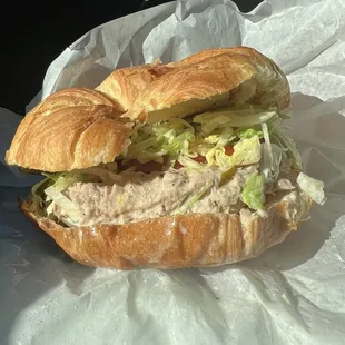 Tuna Salad on croissant