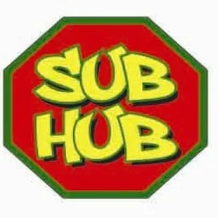 a stop sign with the word sub hub