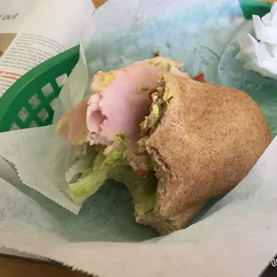 Turkey Bacon Avocado Sandwich