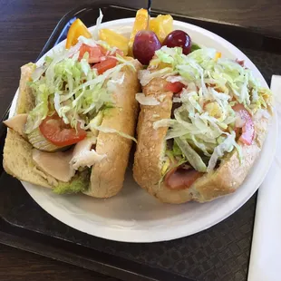 Small monster on French roll.