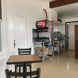 Interior of the shop