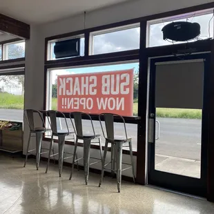 Interior of the shop