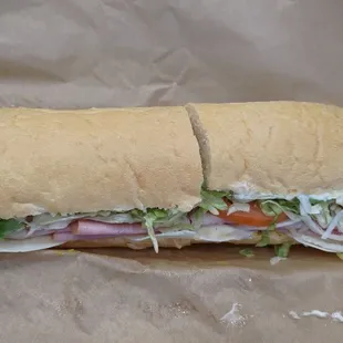 Whole Italian sub