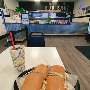 interior, sandwiches