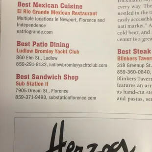 a menu for a mexican restaurant