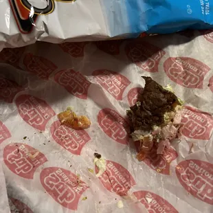 Last bite of a great Super Sub