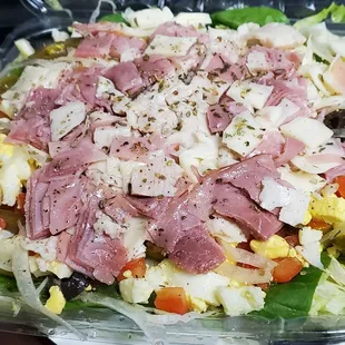 Fully loaded Chef Salad. THIS is the way! It's so good I had to post an encore photo. Keep doing you Sub Station II! GOAT!