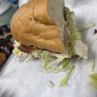 Turkey 5. Turkey, Bacon and Mayo Sandwich