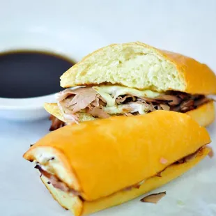 French Dip with Cheese
