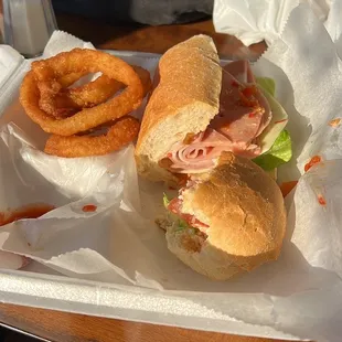 Italian cold cut sub $11 (full sub)