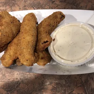 Fried Portobello Mushrooms