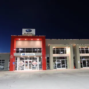 Our old building before the Subaru remodel.