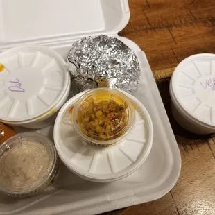 Food packaged up