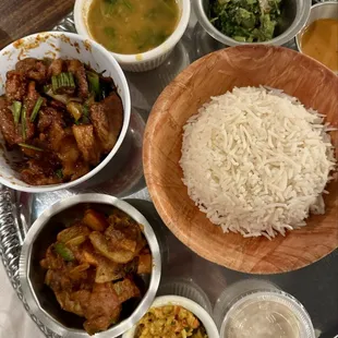 Pork Thali