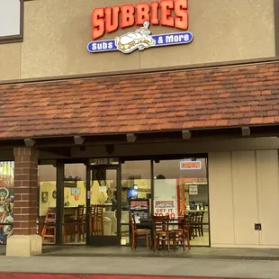 the outside of the store