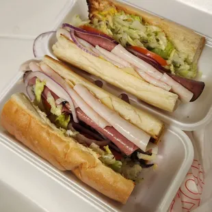 Turkey, Roast Beef and Swiss Sandwich