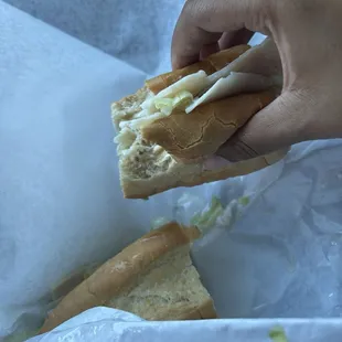 Turkey and provolone