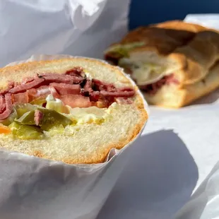Classic Hot Pastrami Sandwich