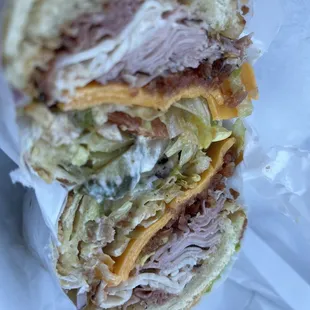 Culture Club. Turkey, ham, bacon, cheese, avocado.  Terrific. Boy George did not make this sandwich.