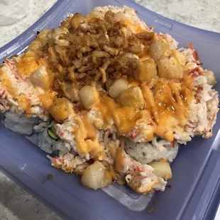 Scallop Volcano Roll
