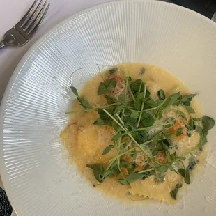 Oysters Carpaccio Salmon Ravioli