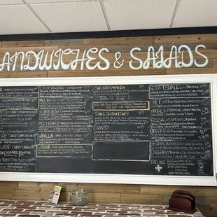 Menu board