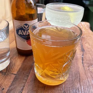 Au Pear (Our take on a French 75)