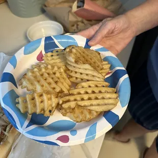 Cold and greasy fries