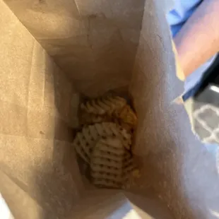 $4.50 worth of fries.